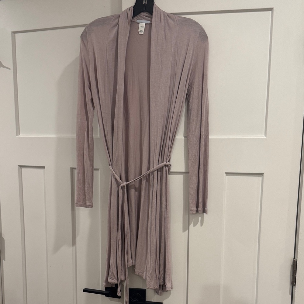 Eberjey Wrap Robe, Light Pink, Size Small - Picture 1 of 3